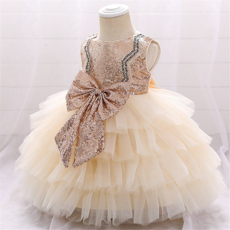 Popular Champagne Gold Princess Sequin Gold Baby Ruffle Tutu Dress Wit HOUSE OF CLAIRE Popular Champagne Gold Princess Sequin Gold Baby Ruffle Tutu Dress Wit HOUSE OF CLAIRE