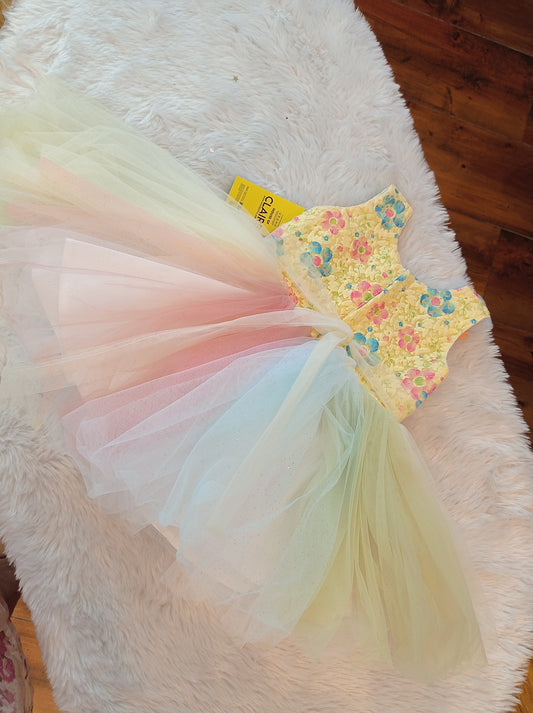 House of Claire www.houseofclaire.com Best Party wear dresses for baby girls in India Online Bangalore Best seller Baby girl Party wear Unicorn theme baby party dress 1st Birthday dress