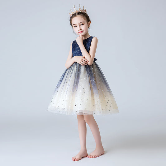 houseofclaire.com Navy blue Blueberry Crème ball gown dress