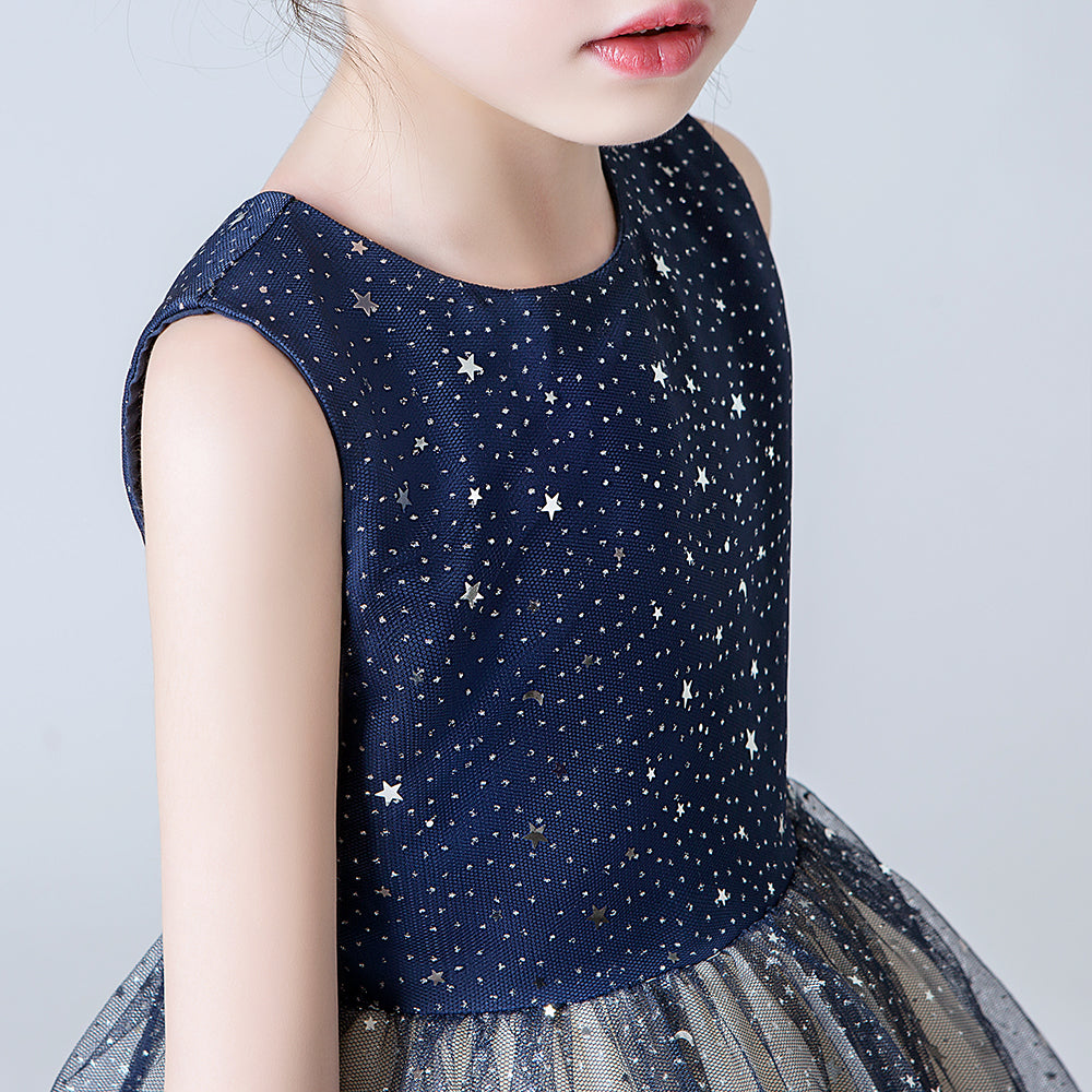 houseofclaire.com Navy blue Blueberry Crème ball gown dress