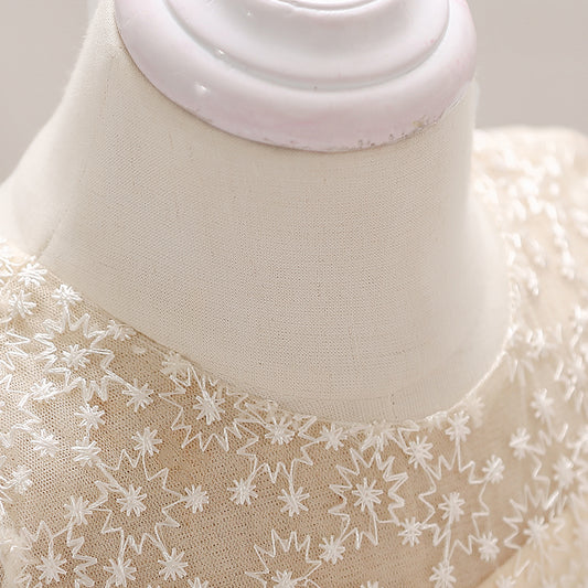 houseofclaire.com Fairy Pearl Crème baby gown dress