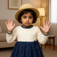 House of Claire Kids Party wear Navy blue dress