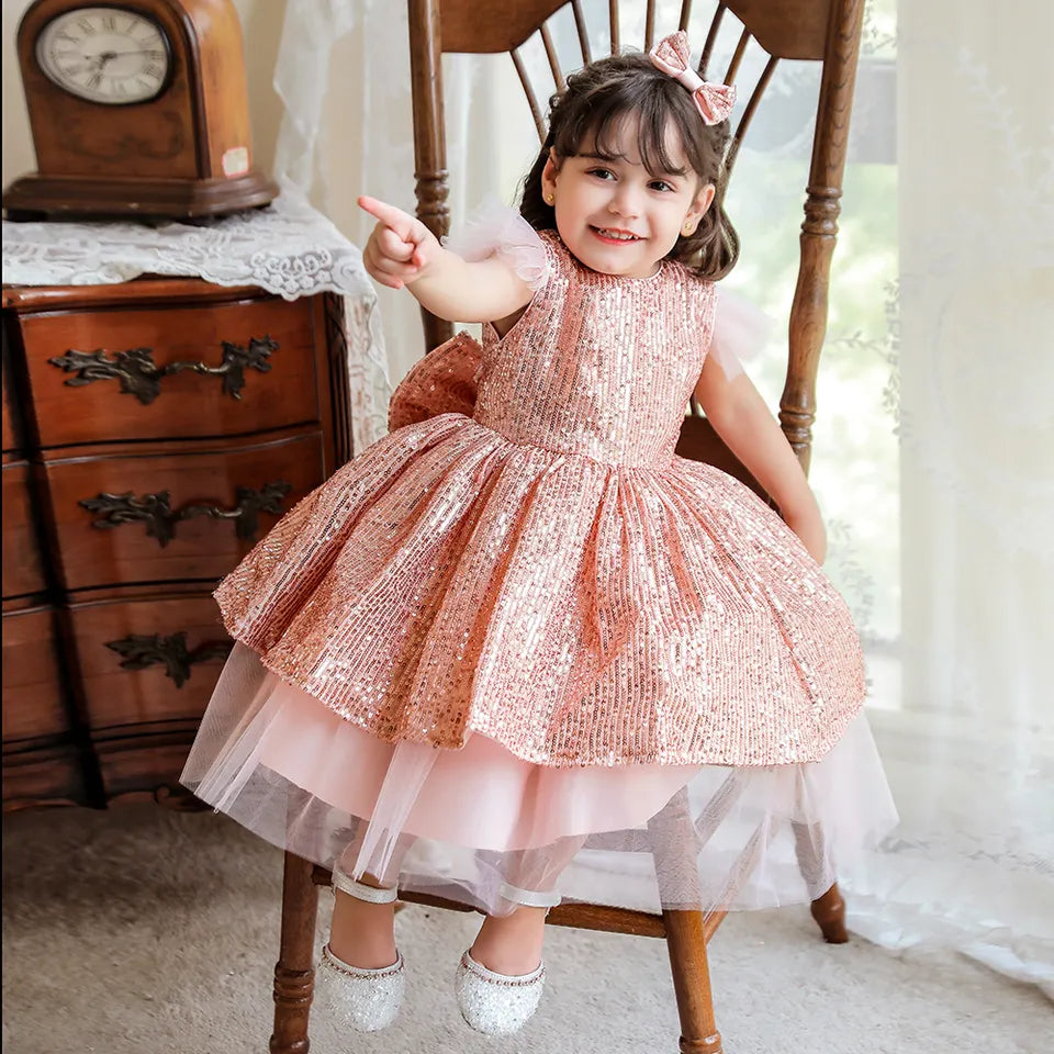 Buy Pink & Beige Dresses & Frocks for Girls by CHILD CLUB Online | Ajio.com