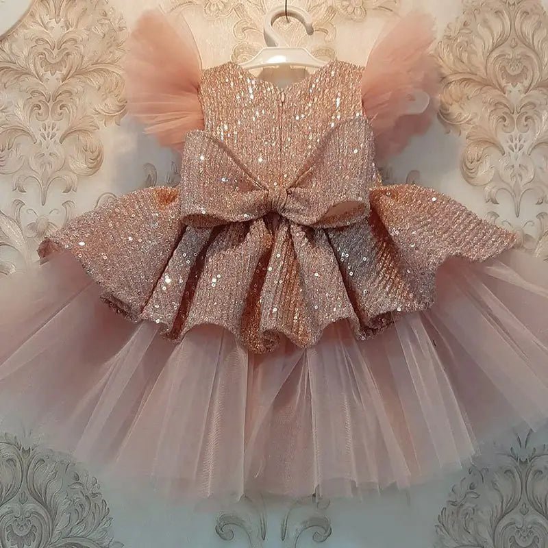 Pastel pink baby dress deals