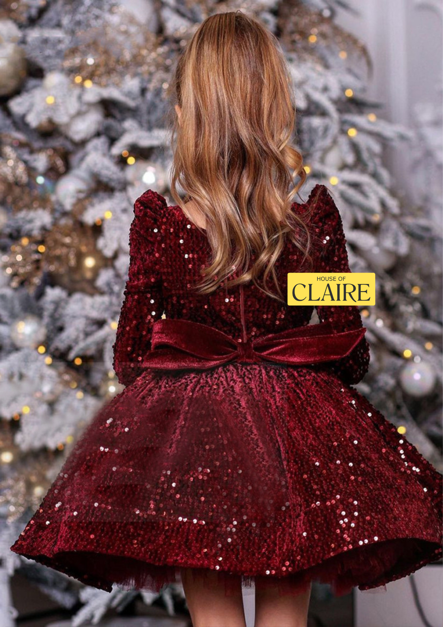 New Arrivals - Luxury royal Ruby Red Sequins short Party wear Ball Gown Dress for girls