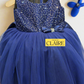 Royal blue party wear for baby girls 1st birthday or 2nd birthday Kids Online Best party wear Birthday dresses online in India Bangalore Party wear kids dresses by House of Claire is best in Kidswear for baby girls birthday dress 