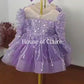 House of Claire – Amethyst Princess Ball Gown | Luxury 1st Birthday & Special Occasion Dress