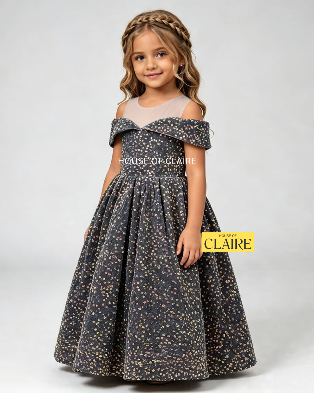 House of Claire™ Twilight Sparkle Luxury Ball Gown for Girls with Half-Length White Petticoat | Birthday, Wedding & Princess Party Dress
www.houseofclaire.com