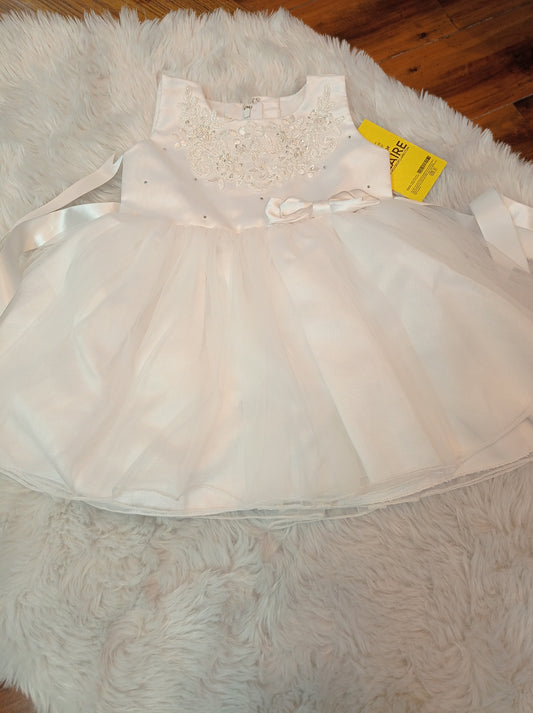 New Arrivals - White Baptism Dress for baby girls
