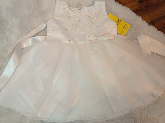 New Arrivals - White Baptism Dress for baby girls