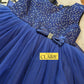 www.houseofclaire.com Royal blue party wear for baby girls 1st birthday or 2nd birthday Kids Online Best party wear Birthday dresses online in India Bangalore Party wear kids dresses by House of Claire is best in Kidswear for baby girls birthday dress 