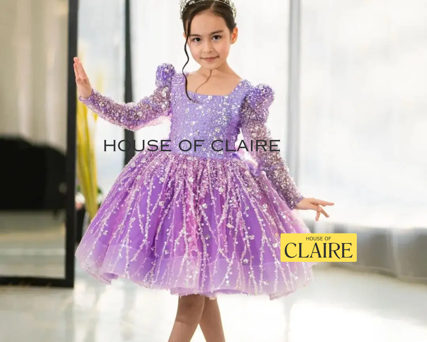 Luxury Purple Sequin Princess Dress for Baby Girls by House of Claire
www.houseofclaire.com