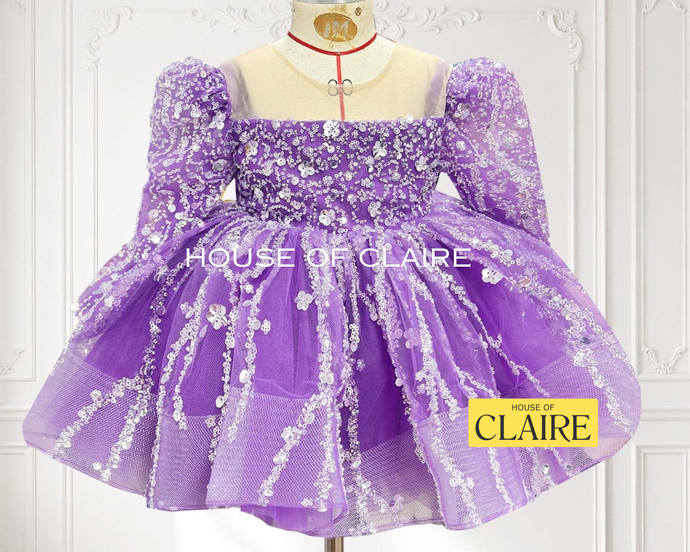 Luxury Purple Sequin Princess Dress for Baby Girls by House of Claire
www.houseofclaire.com