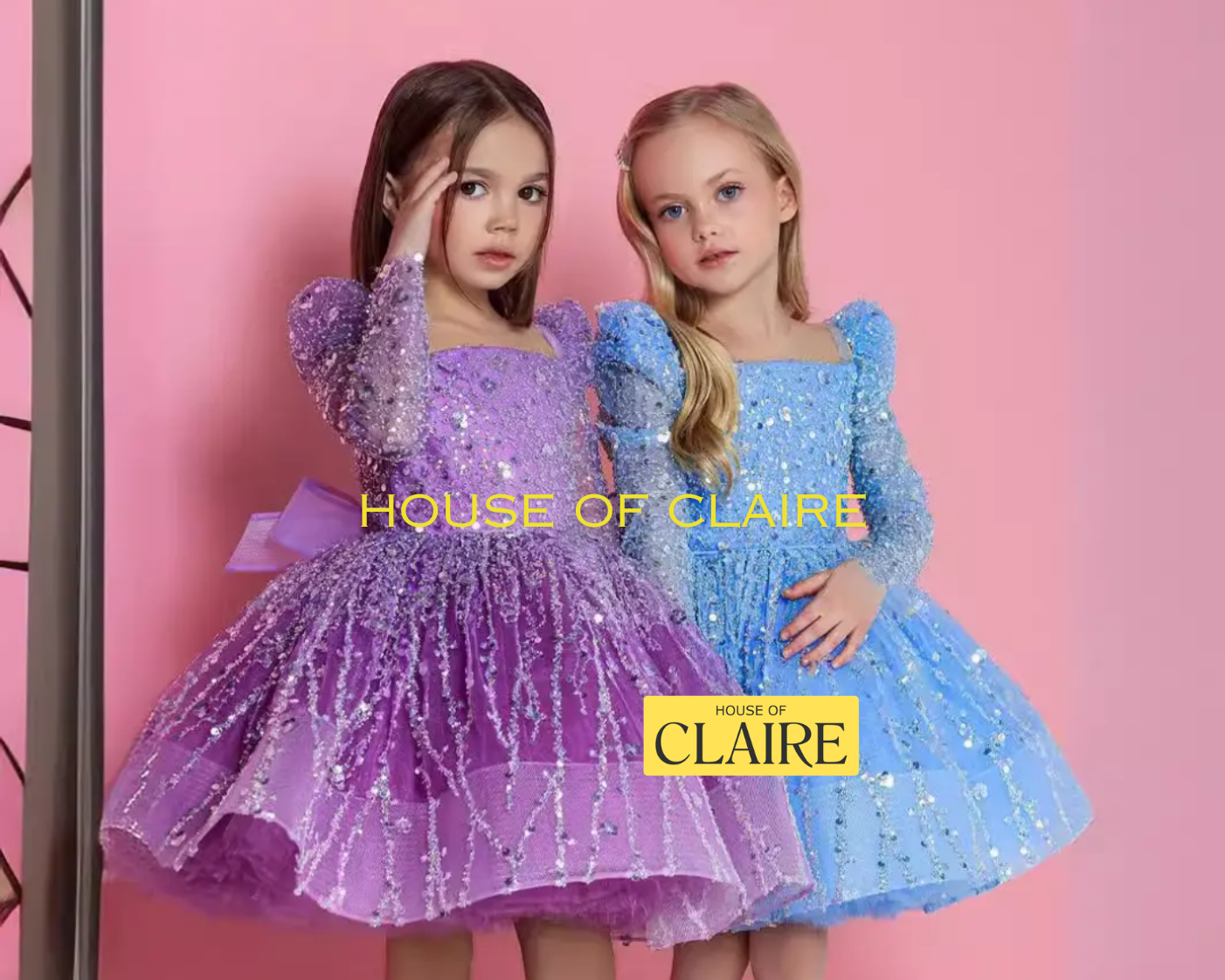 Luxury Purple Sequin Princess Dress for Baby Girls by House of Claire)
www.houseofclaire.com
