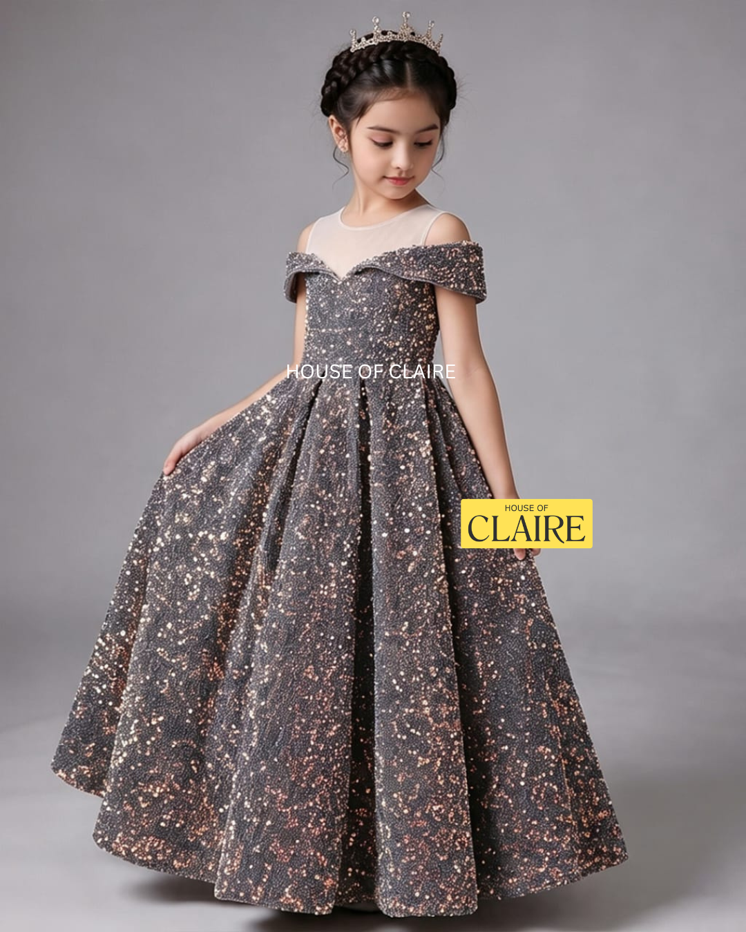 House of Claire™ Twilight Sparkle Luxury Ball Gown for Girls with Half-Length White Petticoat | Birthday, Wedding & Princess Party Dress
www.houseofclaire.com