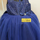 www.houseofclaire.com Royal blue party wear for baby girls 1st birthday or 2nd birthday Kids Online Best party wear Birthday dresses online in India Bangalore Party wear kids dresses by House of Claire is best in Kidswear for baby girls birthday dress 