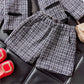 www.houseofclaire.com children’s boutique near me by House of Claire - Classic Winter Grey girls Mesh Suit set casuals for kids best kids clothing stores online