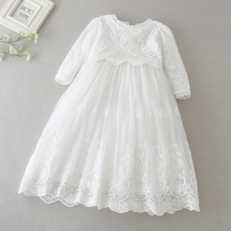 houseofclaire.com Vintage White Gown Baptism Dress India