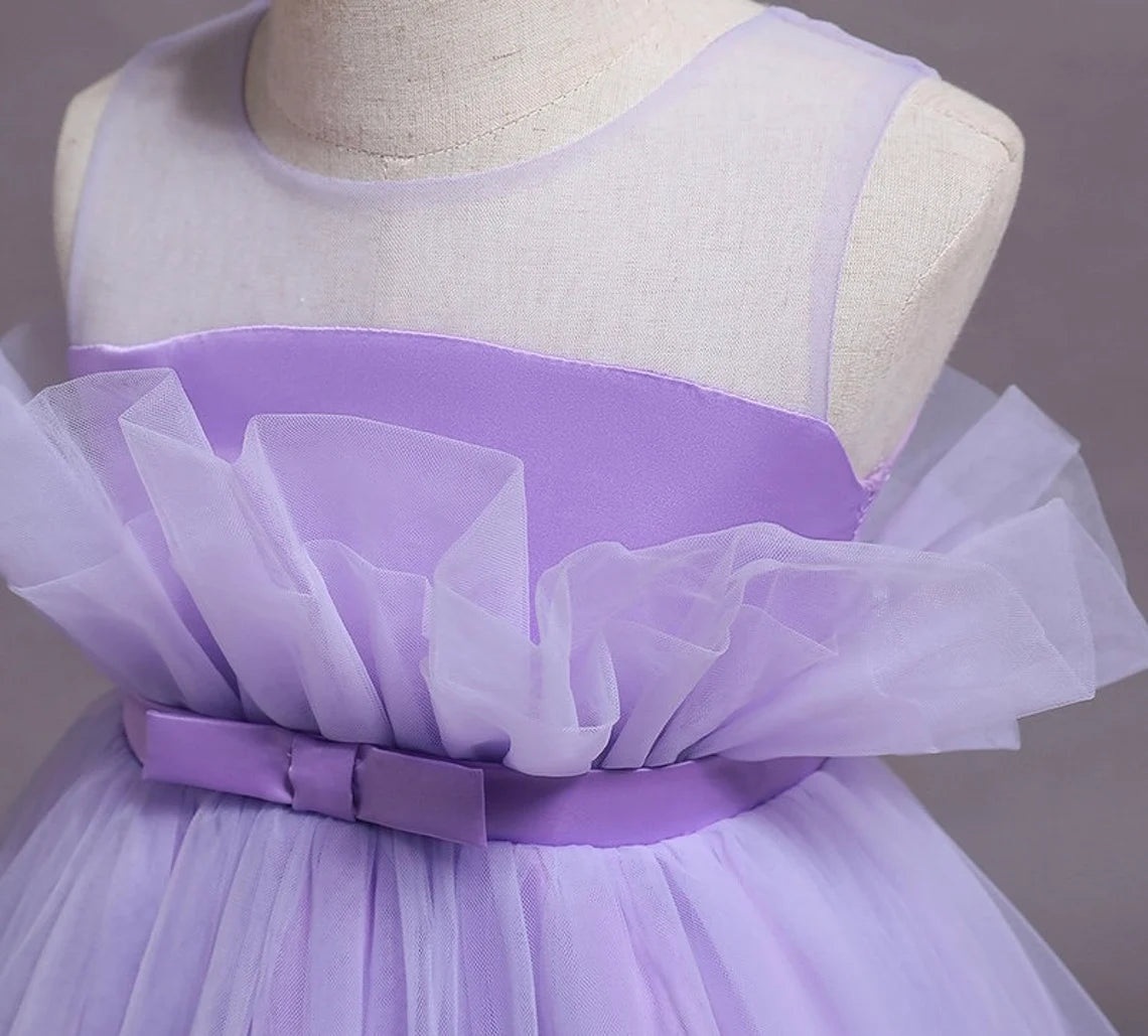 Puffy Purple Girls Princess Birthday Party Dress – HOUSE OF CLAIRE