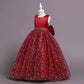 Princess Rose Red Pompous Gown for kids